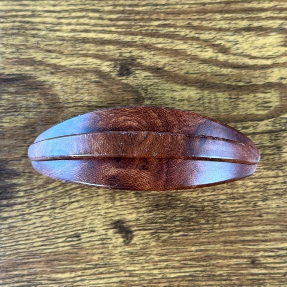 Elegant Brown Wooden Men's Accessory